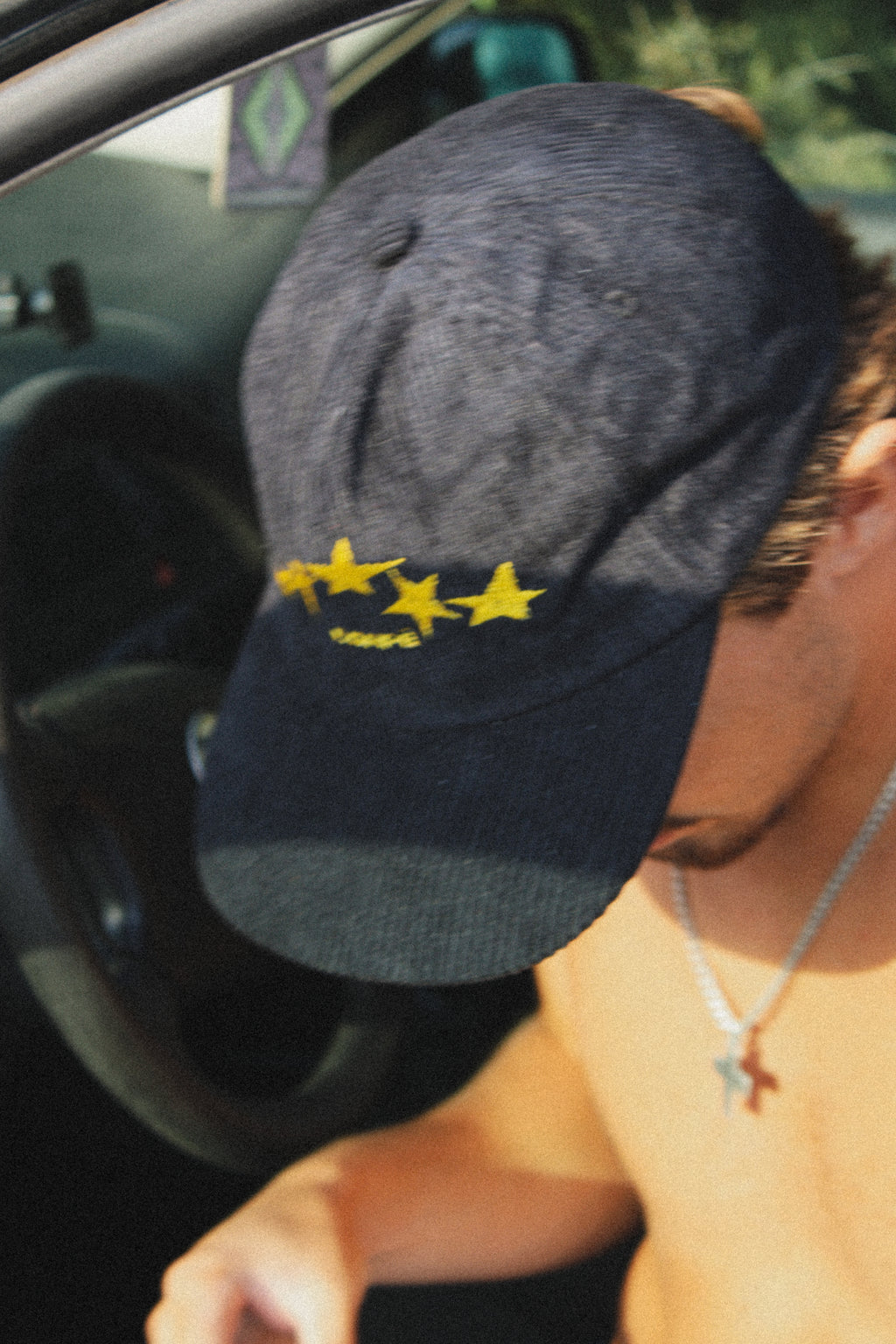 Cap "STARWAY" Borpè Black Corduroy