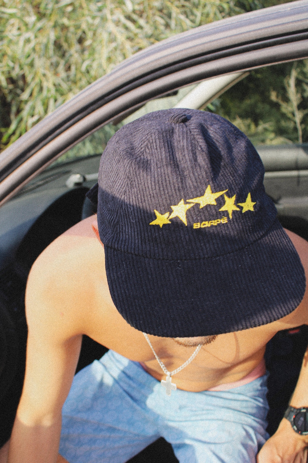 Cap "STARWAY" Borpè Black Corduroy