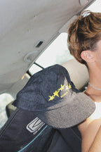 Cap "STARWAY" Borpè Black Corduroy