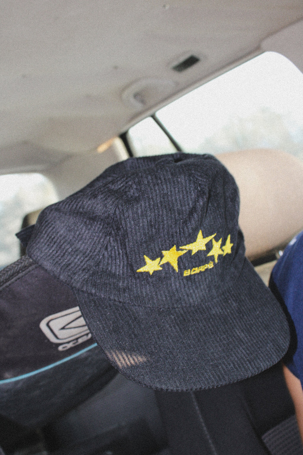 Cap "STARWAY" Borpè Black Corduroy