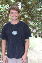 T-shirt "MENTACID" Black Washed